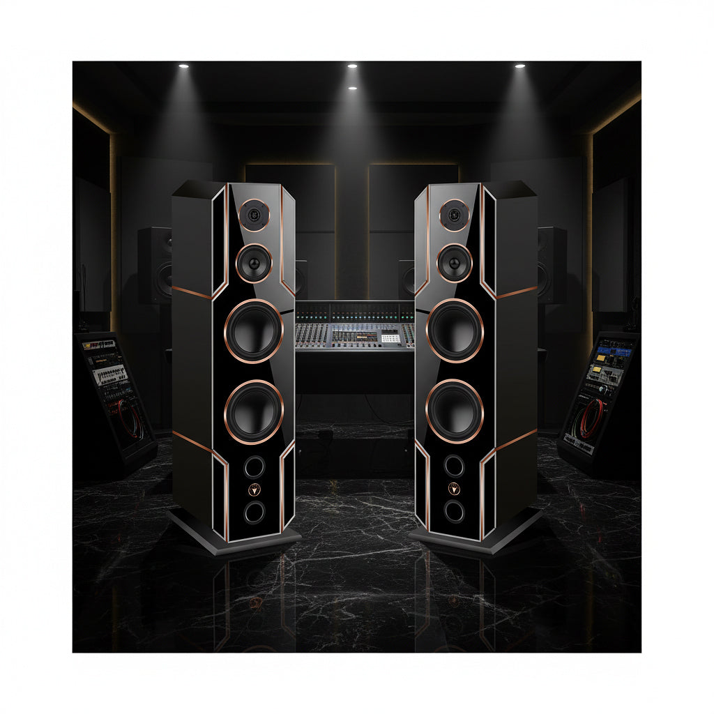 High End HiFi Lautsprecher Black Line Edition DJP Design Boxen