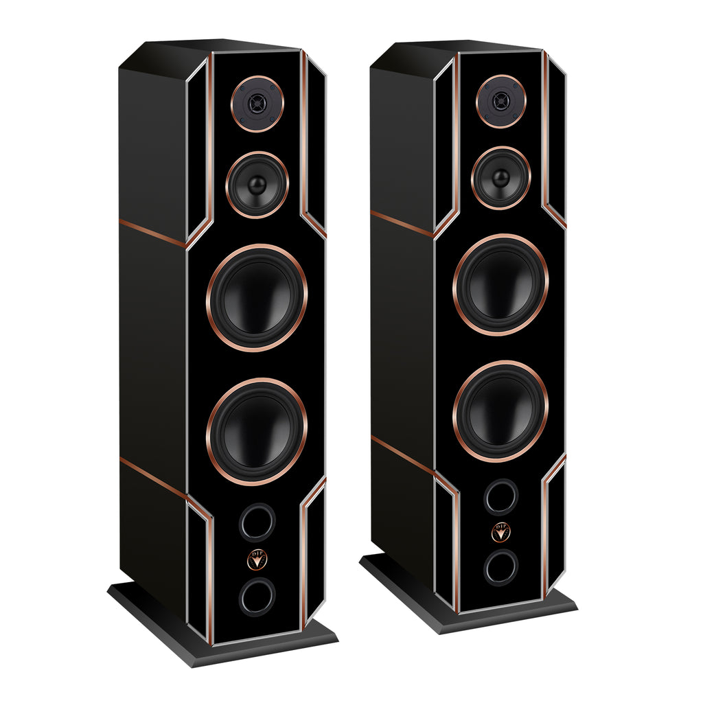 High End HiFi Lautsprecher Black Line Edition DJP Design Boxen