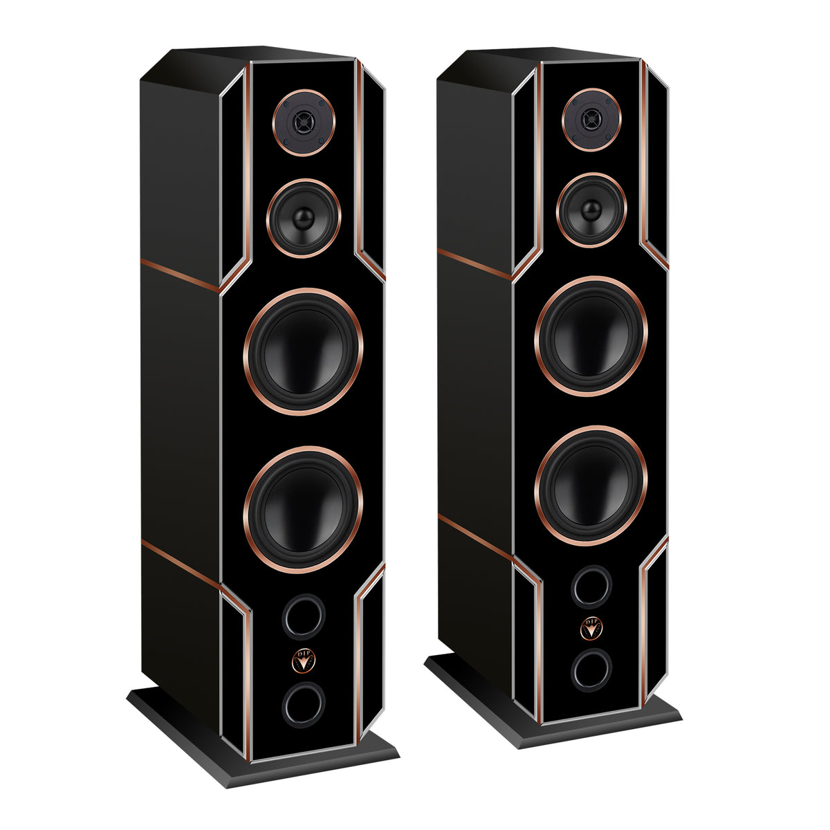 High End HiFi Lautsprecher Black Line Edition DJP Design Boxen
