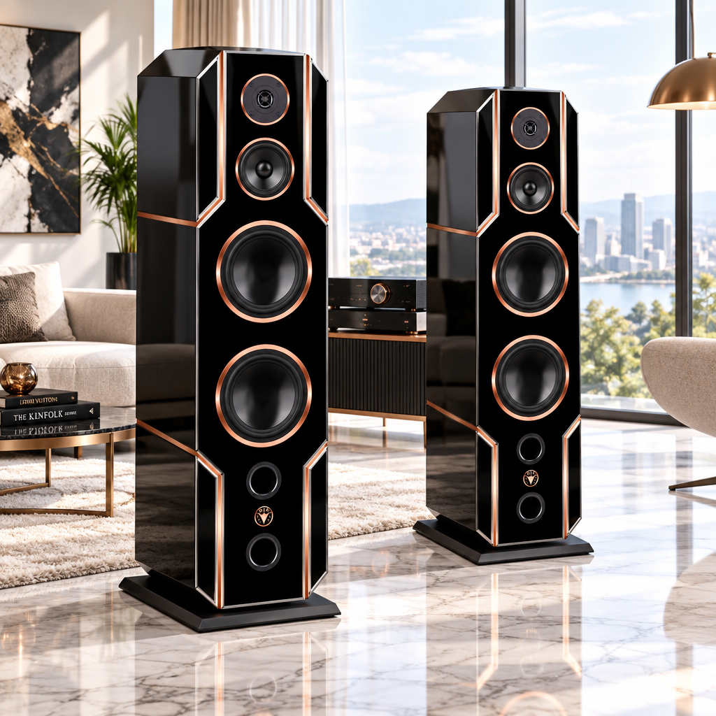 High End HiFi Lautsprecher Black Line Edition DJP Design Boxen