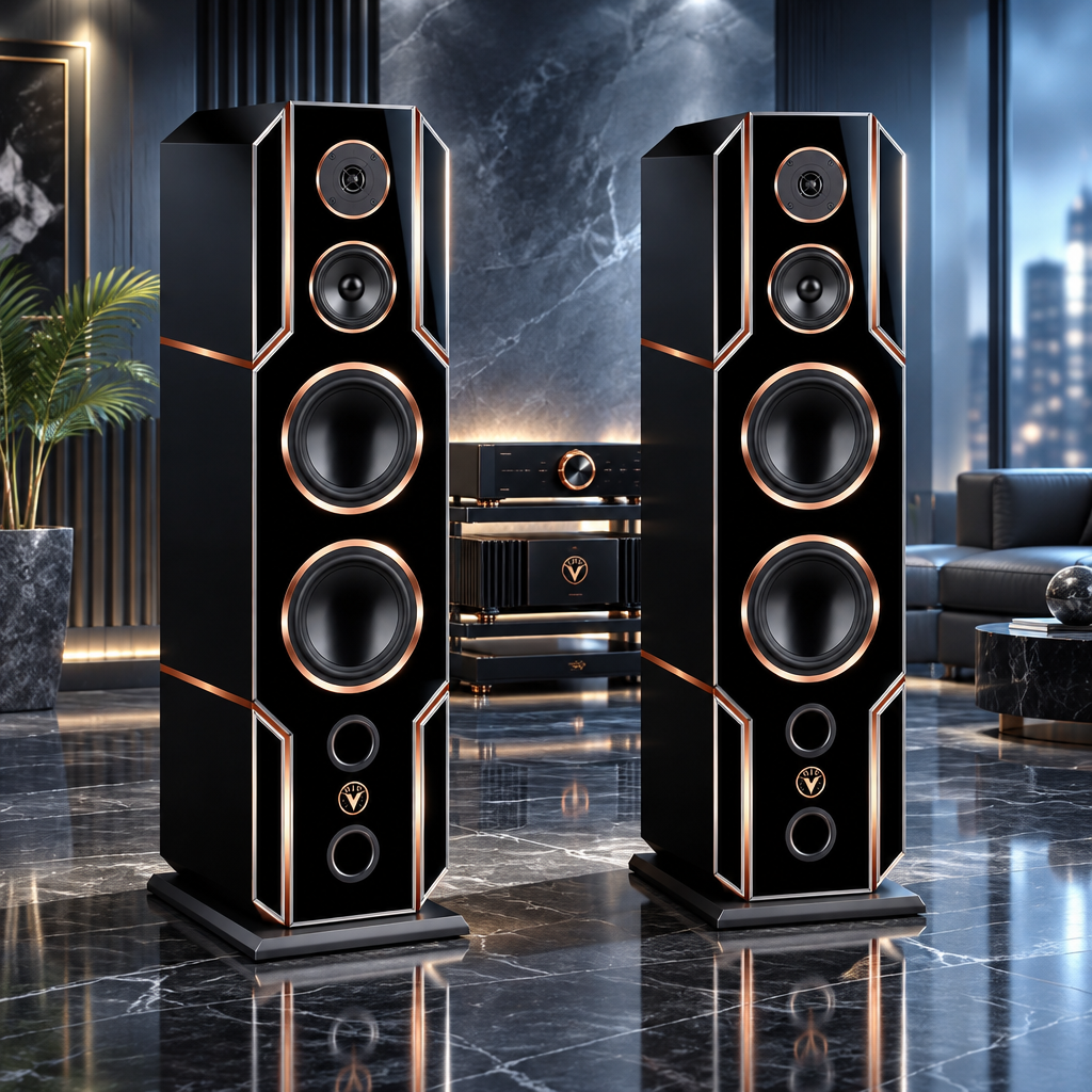 High End HiFi Lautsprecher Black Line Edition DJP Design Boxen