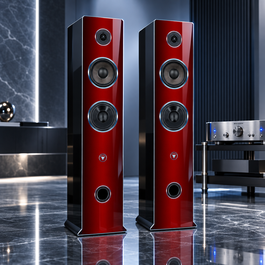 High End HiFi Lautsprecher Sky Tower Edition DJP Design Boxen