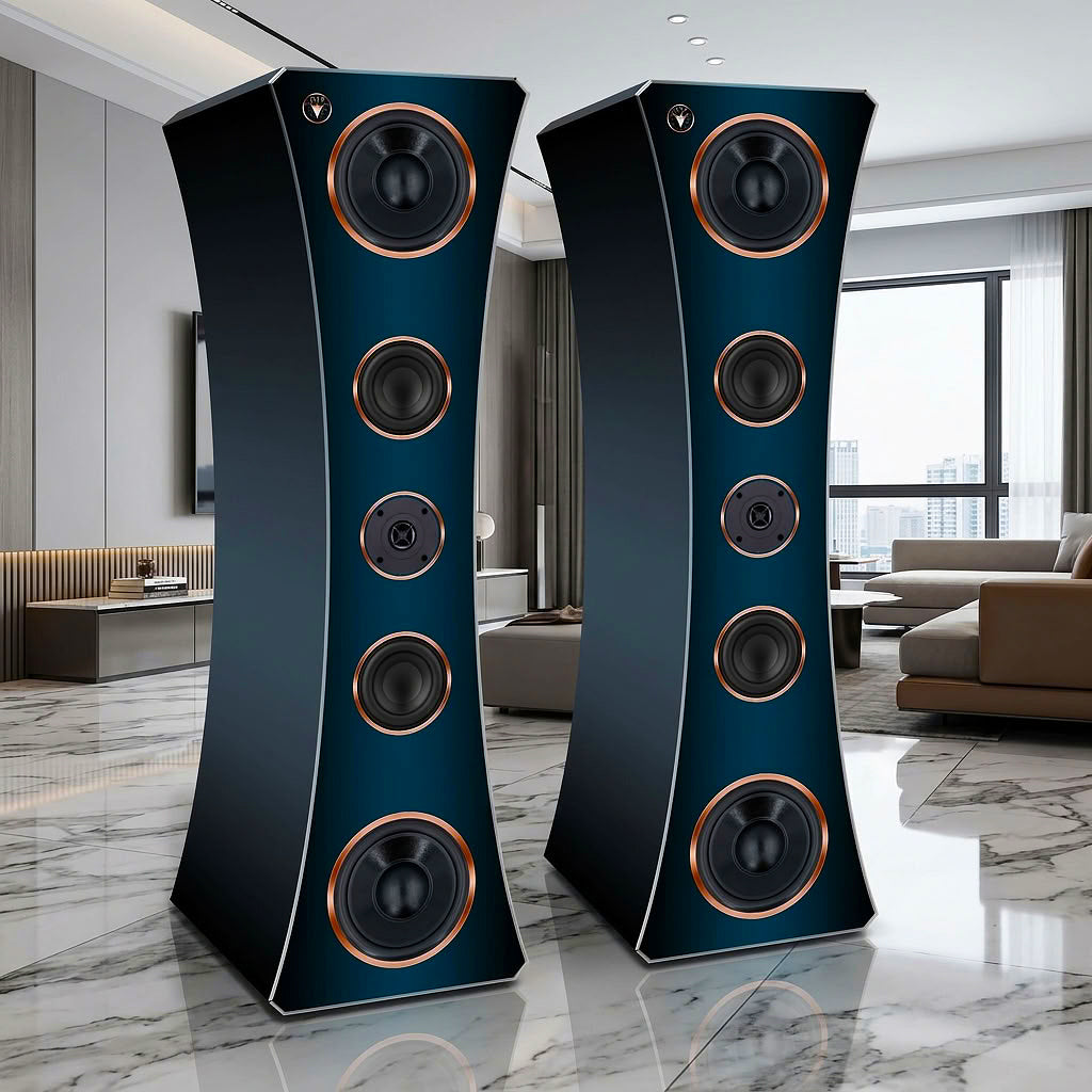 High End HiFi Lautsprecher Small Oval Edition DJP Design Boxen