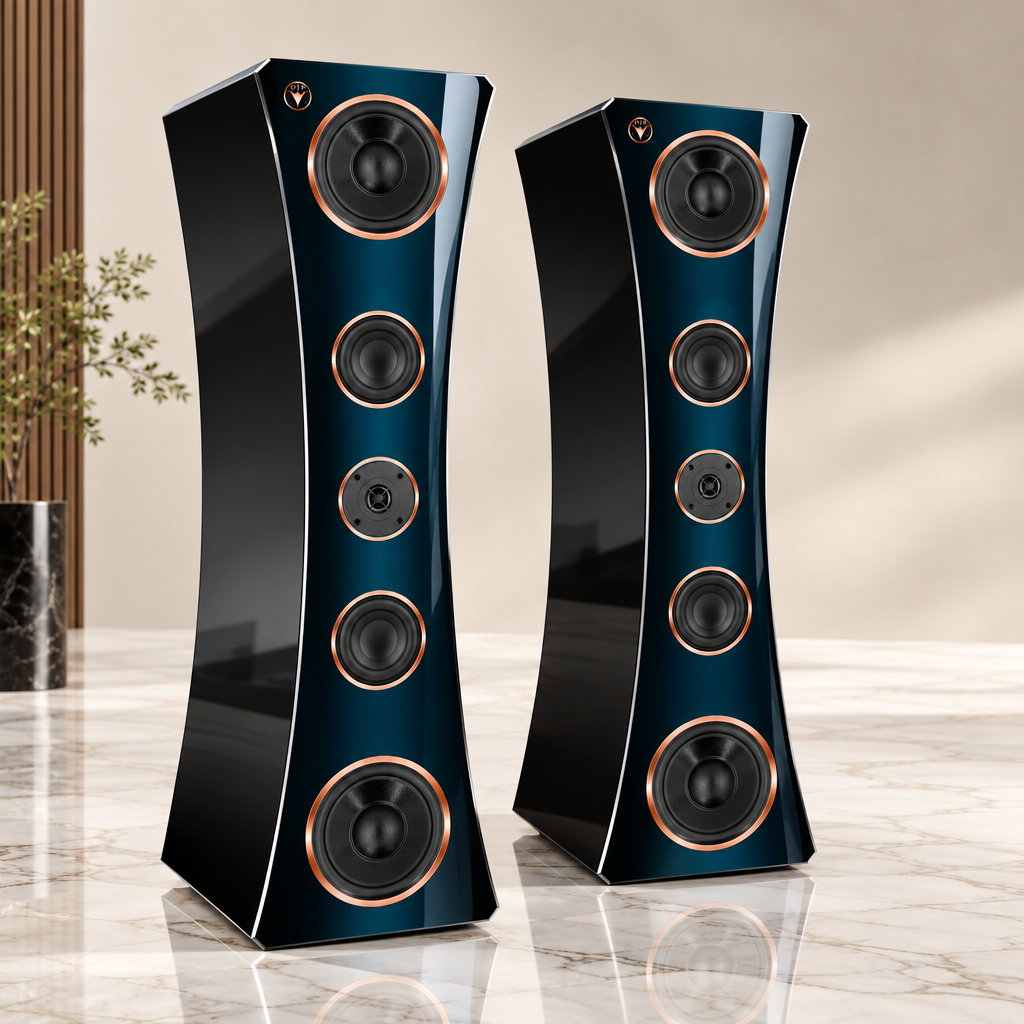 High End HiFi Lautsprecher Small Oval Edition DJP Design Boxen