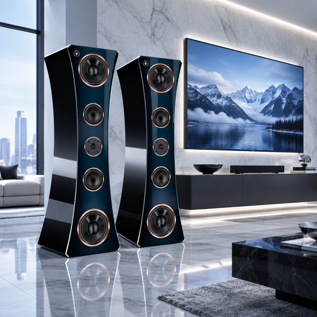 High End HiFi Lautsprecher Small Oval Edition DJP Design Boxen
