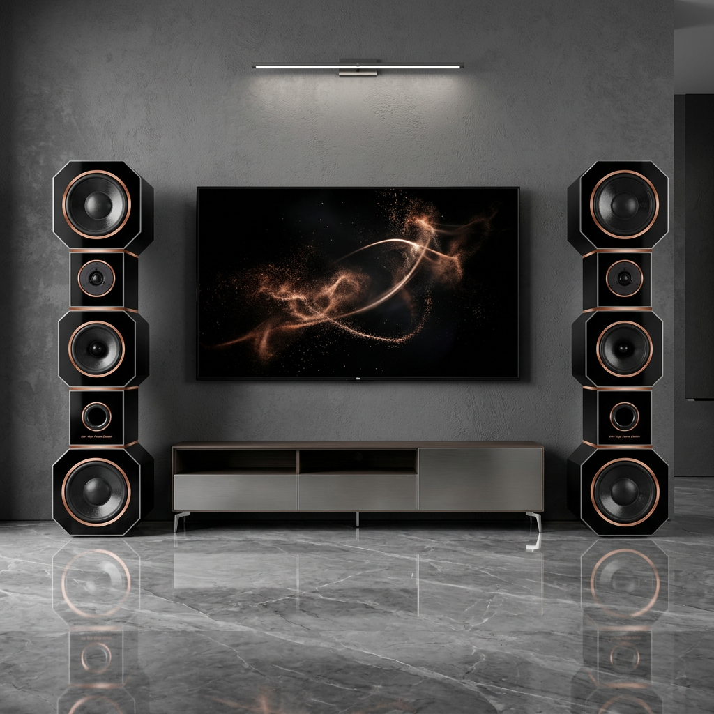 High End Standlautsprecher High Power Edition DJP Design Boxen Wohnzimmer