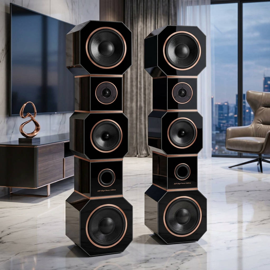 High End Standlautsprecher High Power Edition DJP Design Boxen  Stereo Lautsprecher