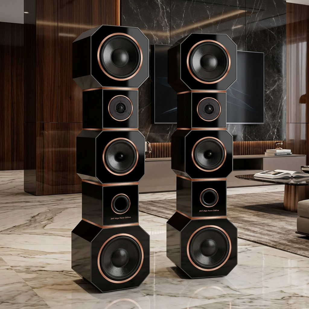 High End HiFi Standlautsprecher High Power Edition DJP Design Boxen