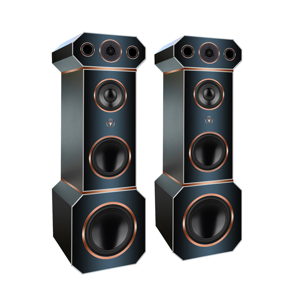 High End Hi-Fi Standlautsprecher 210 Watt RMS 8 Ohm DJP Design Boxen PRO Hammer Edition