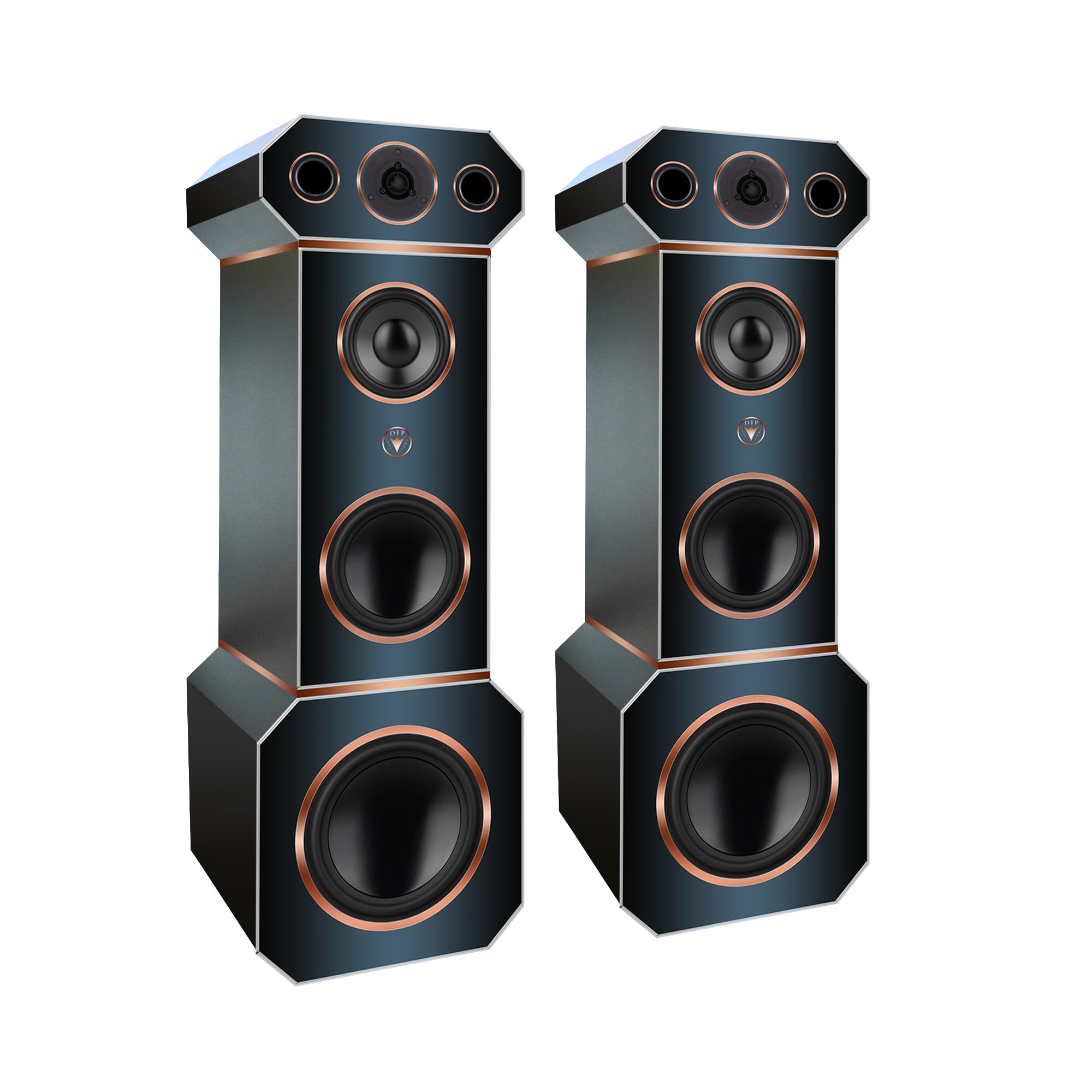 High End Hi-Fi Standlautsprecher 210 Watt RMS 8 Ohm DJP Design Boxen PRO Hammer Edition
