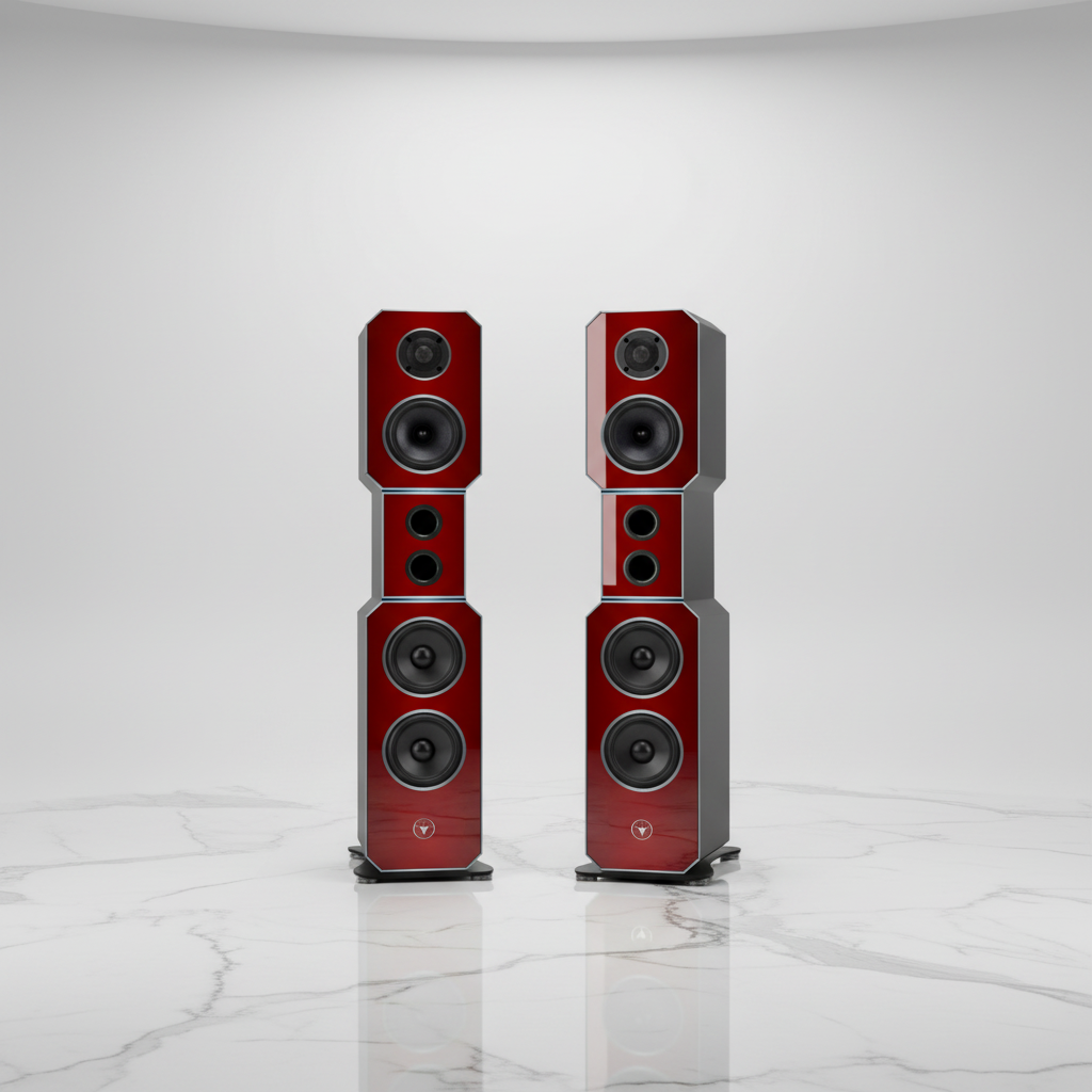 Hochwertige High End Hi-Fi Design Standlautsprecher 210 Watt RMS 8 Ohm/Box