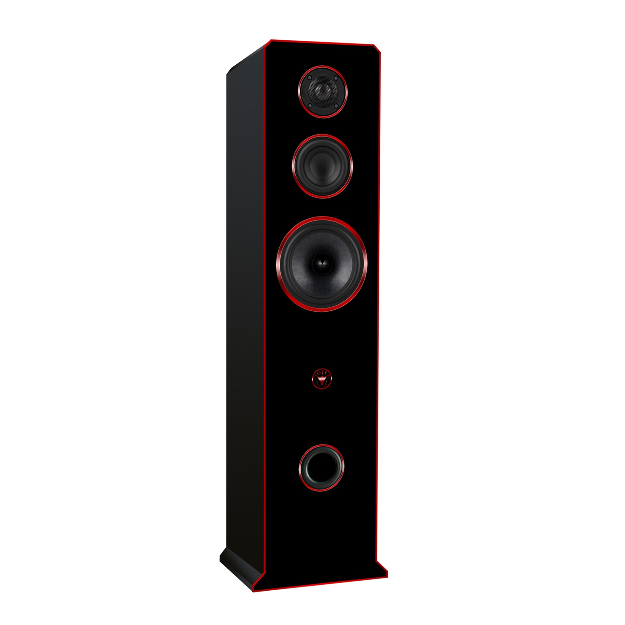 Hi-Fi 3-Wege Standlautsprecher schlankes Design 100 Watt RMS 8 Ohm/Box