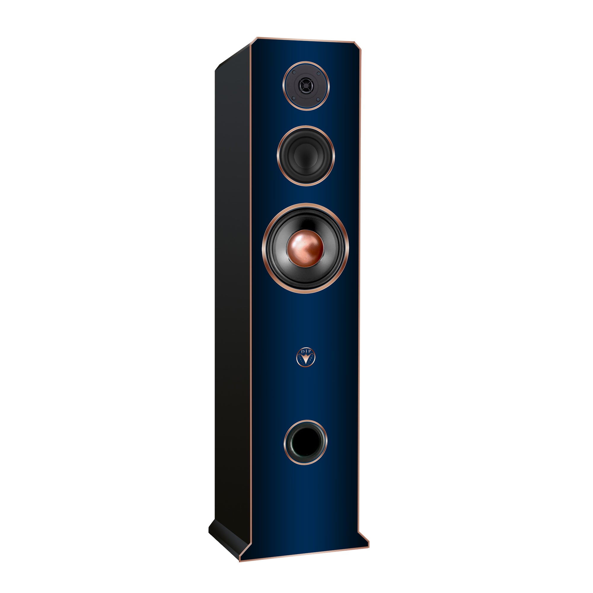 Hi-Fi 3-Wege Standlautsprecher schlankes Design 100 Watt RMS 8 Ohm/Box