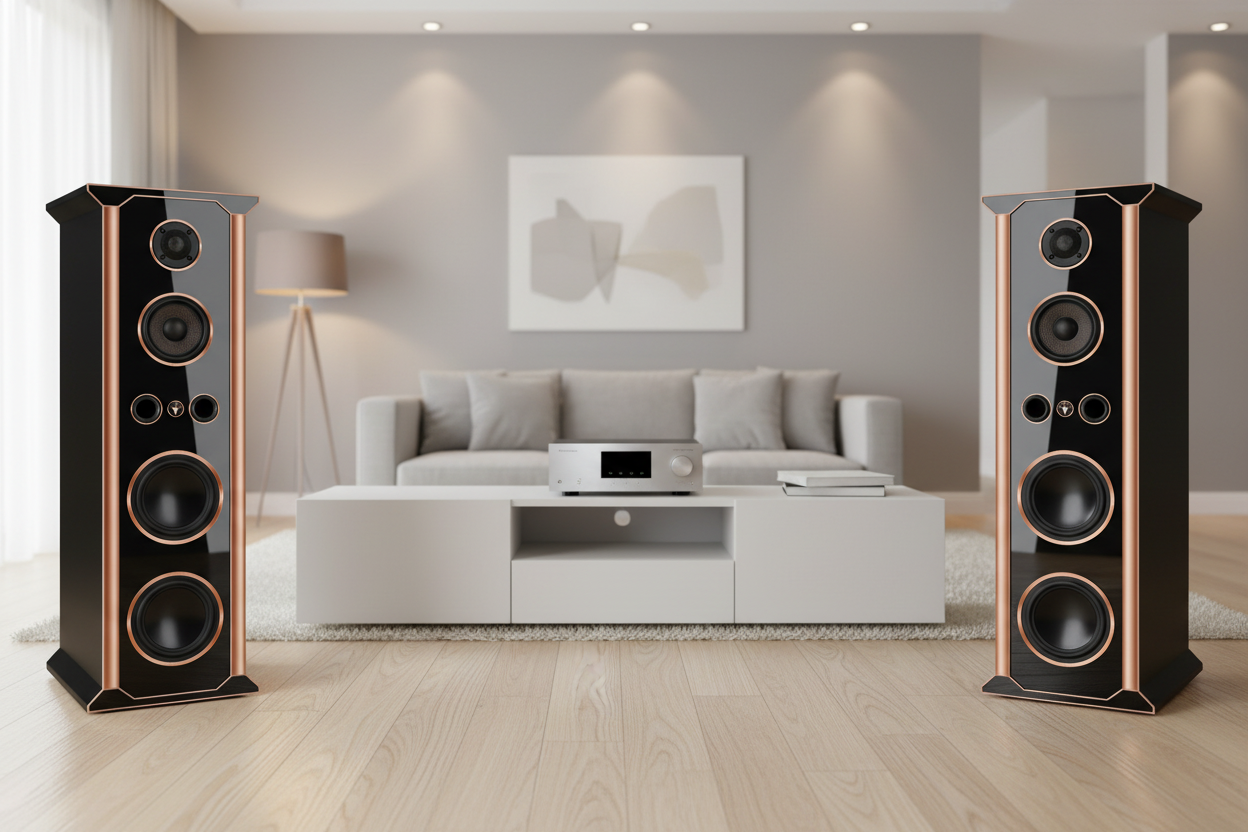 1 Paar hochwertige High End Hi-Fi Standlautsprecher mit Dayton Audio Chassis