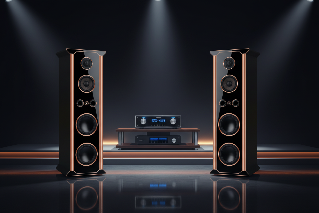 1 Paar hochwertige High End Hi-Fi Standlautsprecher mit Dayton Audio Chassis