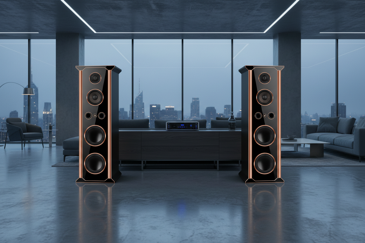 1 Paar hochwertige High End Hi-Fi Standlautsprecher mit Dayton Audio Chassis