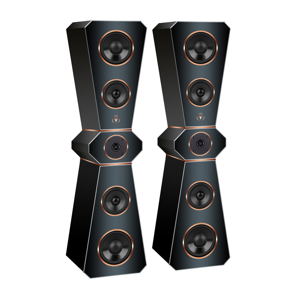 Hochwertige Design Hi-Fi Standlautsprecher 180 Watt RMS 8 Ohm/Box X-Edition