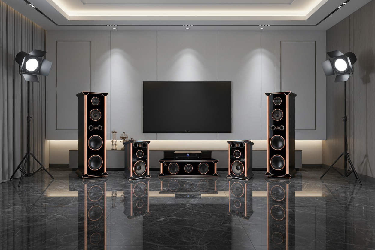High-quality Design Hi-Fi 5.1 Surround Sound System for Home Cinema