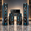 DJP komplette Surroundanlage mit   Yamaha 5.1 AV Receiver
