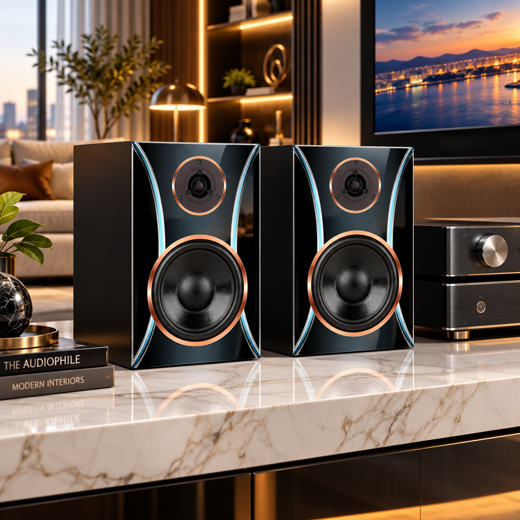 Hi-Fi Regallautsprecher Power Kube Edition DJP Design Boxen
