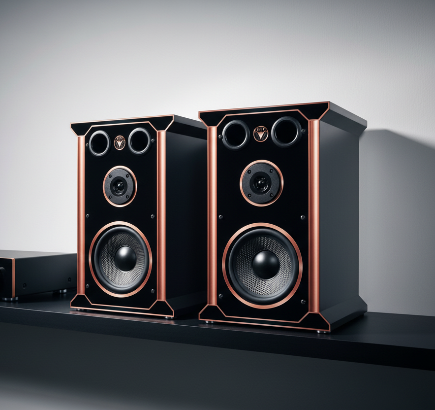 Hochwertige Design Hi-Fi Surround Anlage 5.1 für Heimkino