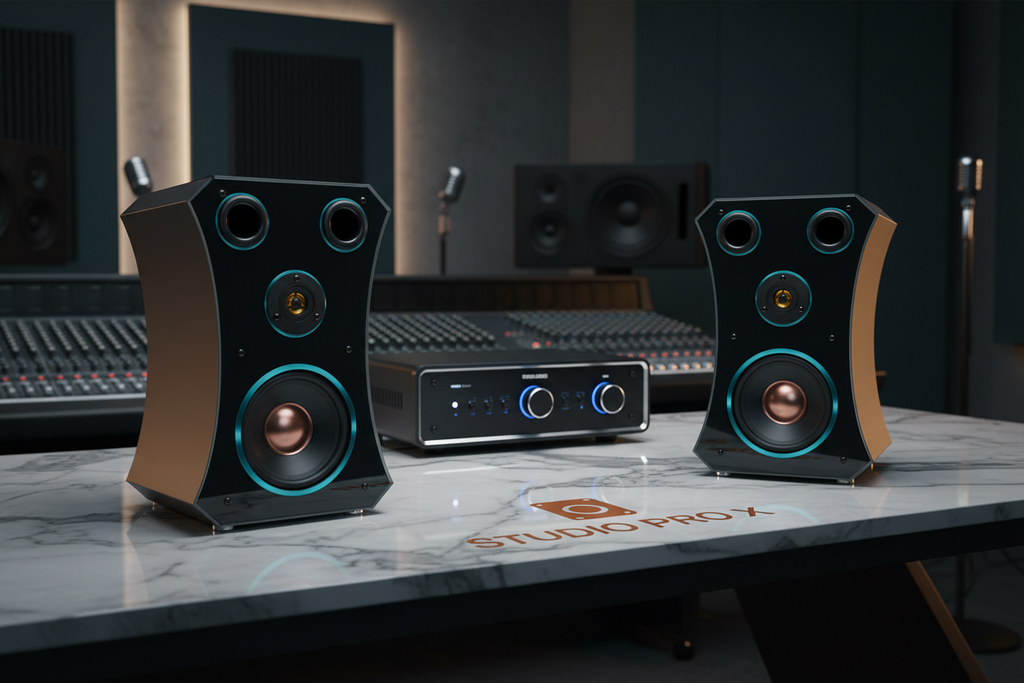 1 Paar Hi-Fi Regal Lautsprecher Monitor Boxen