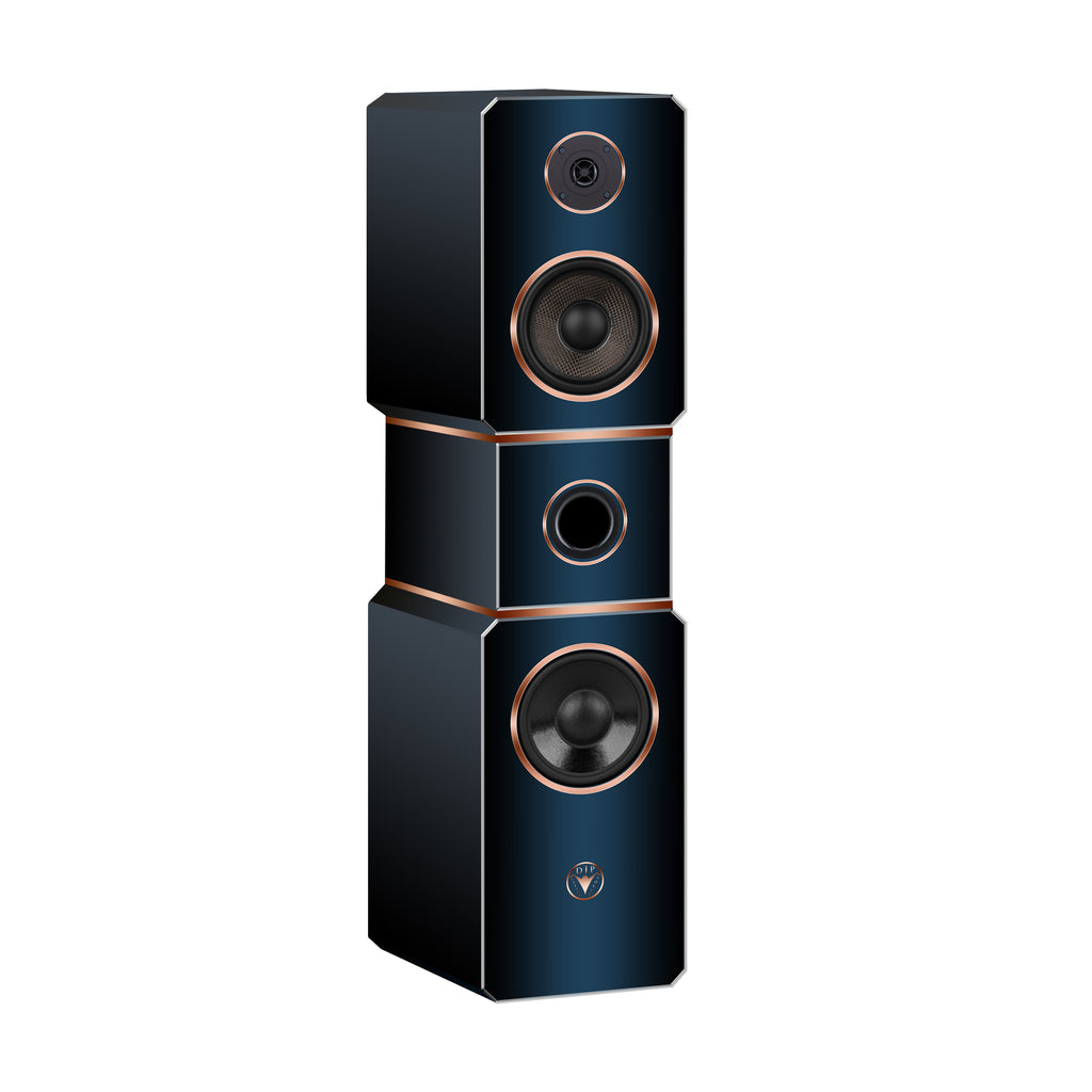 Hi-Fi 3-Wege Standlautsprecher elegantes Design 120 Watt RMS 8 Ohm/Box